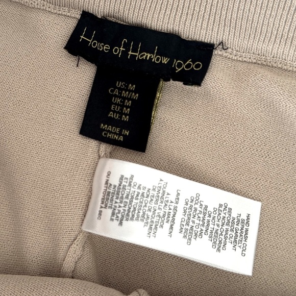 House of Harlow 1960‎ Chic Knit STRETCH Club Ready Mini Skort Set Sz M - Picture 4 of 7